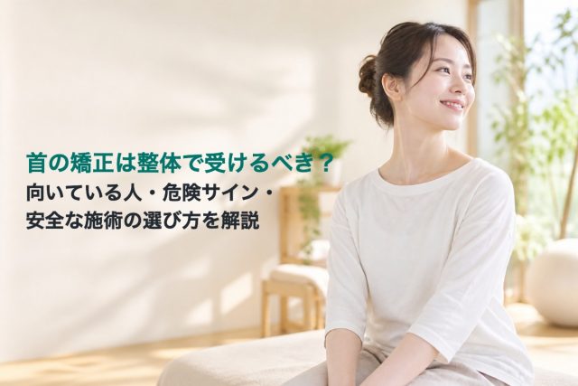 首の矯正は整体で受けるべき？向いている人・危険サイン・安全な施術の選び方を解説